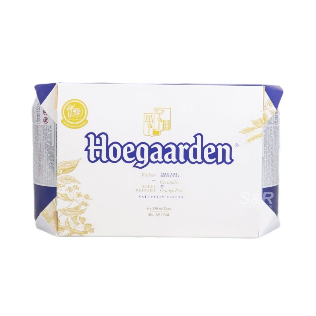 Hoegaarden Coriander & Orange Peel Beer 330mL x 6 cans